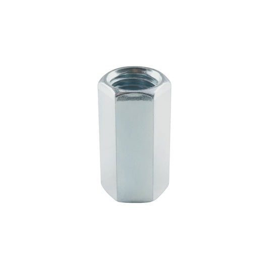 Bolsa con 5 tuercas cople, 1/2' acero galvanizado , FIERO Caja con 6, 40947