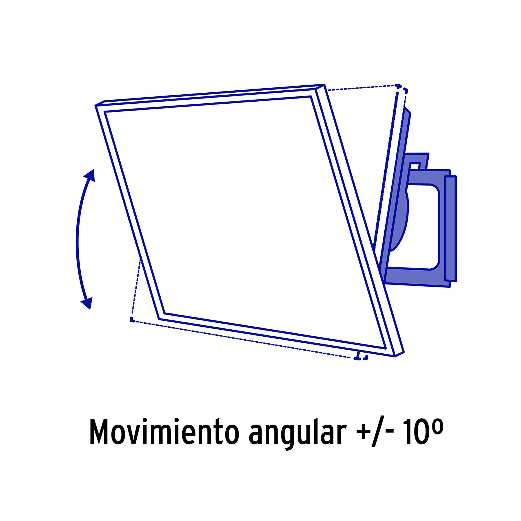 Soporte para pantallas de 26' a 65' con movimiento angular, 46093