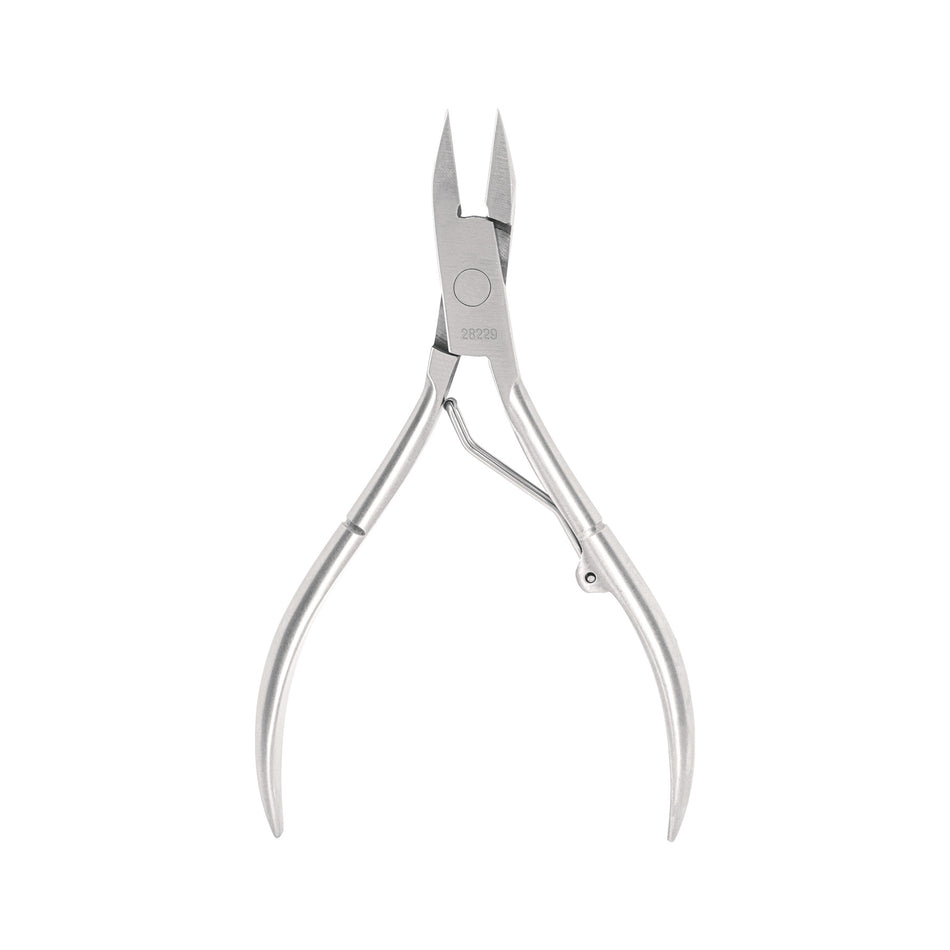 Alicate para pedicure 5' cabeza plana punta extrafina,PRETUL Caja con 6, 28229