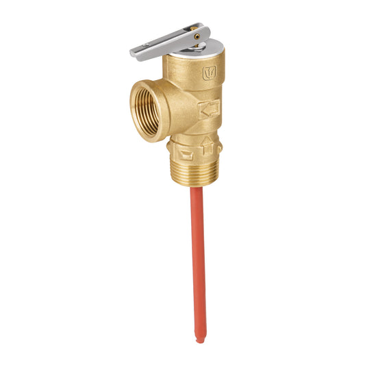 Válvula de alivio de 3/4' para boiler, 150psi, Foset Caja con 2, 47679