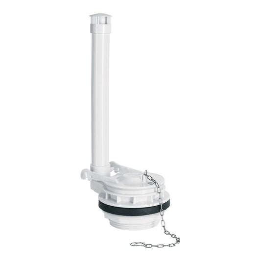 Válvula de descarga 3' para WC de 2 pzas, cadena inox, Foset Caja con 2, 46286