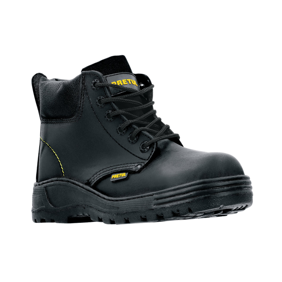 Bota de seguridad negra, #23, casquillo de poliamida, PRETUL, 26061