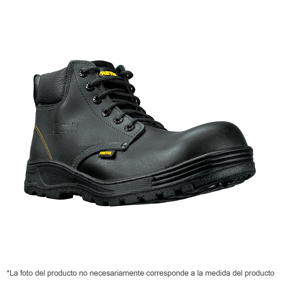 Bota de seguridad negra, #25, casquillo de poliamida, PRETUL, 25990