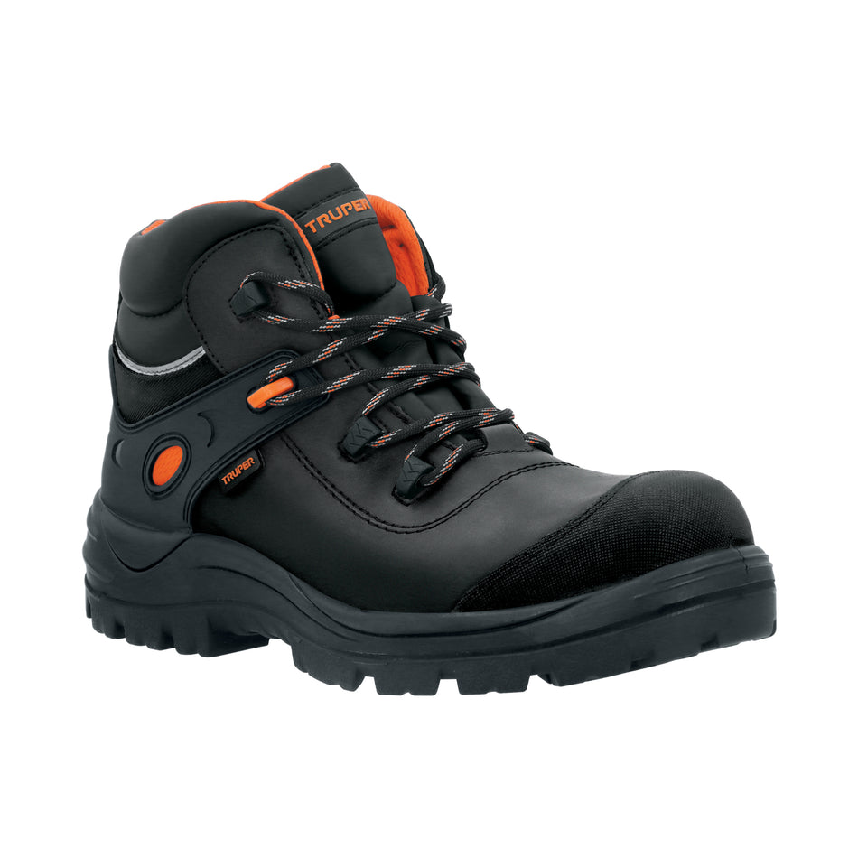Bota de seguridad café, #27 dieléctrica antifatiga, Truper, 15473