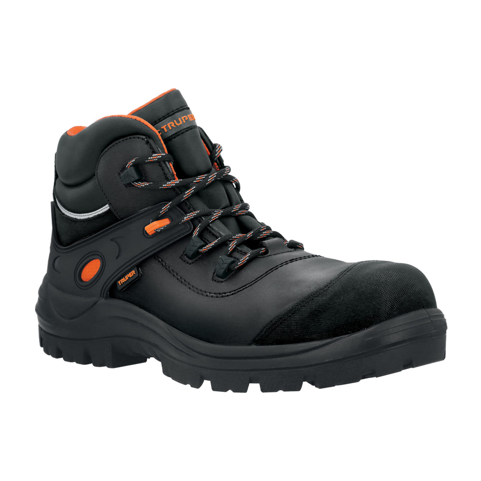 Bota de seguridad negra, #29 dieléctrica antifatiga, Truper, 15496